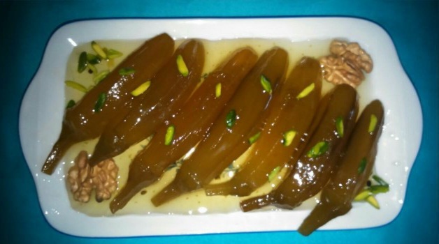 طرز تهیه مربا بادمجان در فروشگاه مزه ملس 